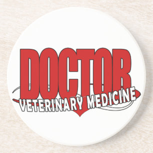DOCTOR VETERINARY MEDICINE BIG RED COASTER