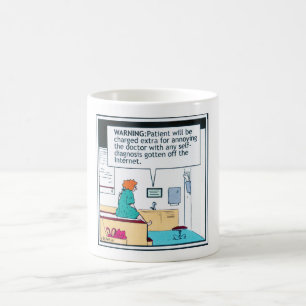 Doctor vs Patient Humor internet advice Mug