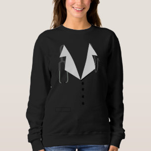 Doctor White Lab Coat  Halloween Costume Sweatshirt