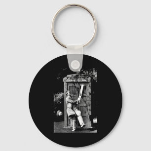 Doctor Who Peter Davison Cricket Tardis 1981 Tank Key Ring