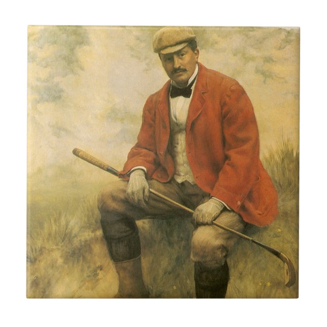 Doctor William Laidlaw Purves Portrait by Collier Ceramic Tile (Front)