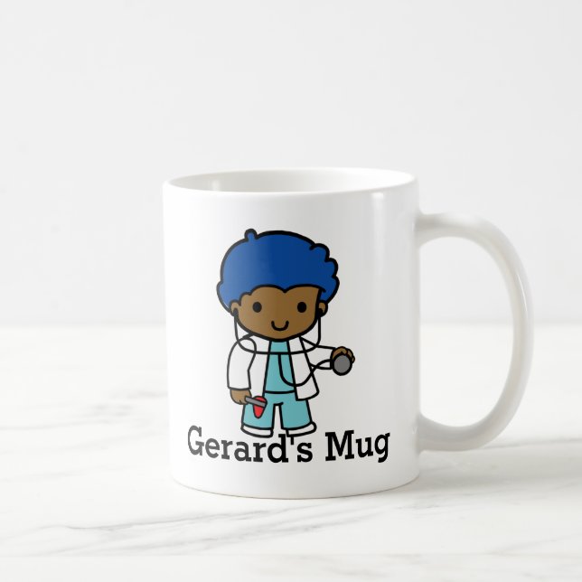 Doctor with Stethoscope Coffee Mug (Right)