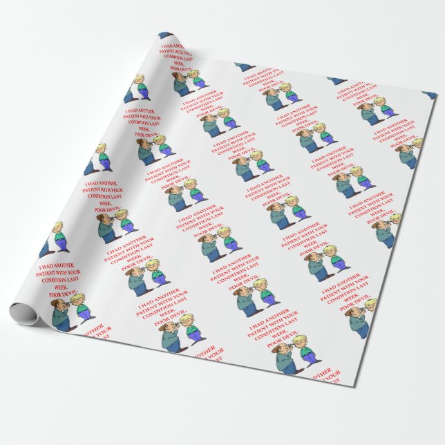 DOCTOR WRAPPING PAPER (Unrolled)