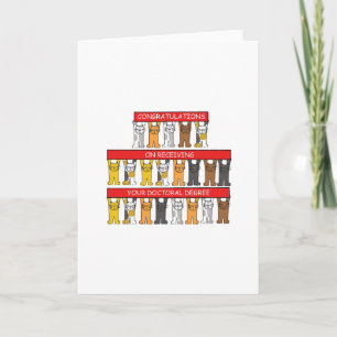 Doctoral Degree Congratulations Card