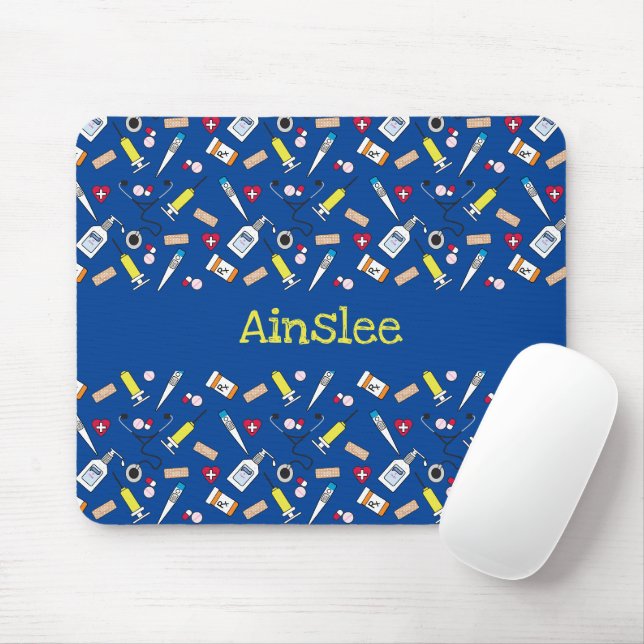 Doctor's and Nurse's Supplies Cute Mouse Pad (With Mouse)