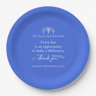 Doctors Appreciation Week Healthcare Symbol Bulk P Paper Plate