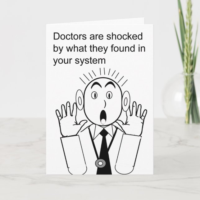 Doctors are dumbfounded by findings card (Front)