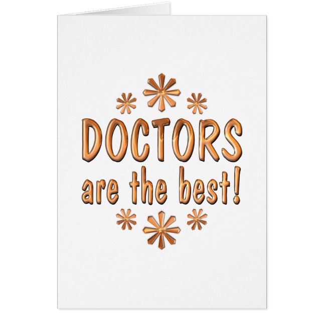 Doctors are the Best (Front)