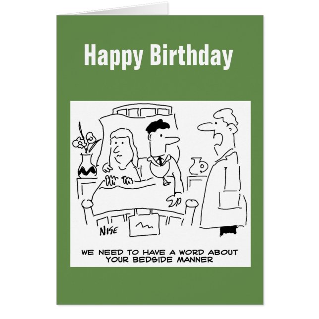 Doctor's Bedside Manner Not Quite Right (Front)