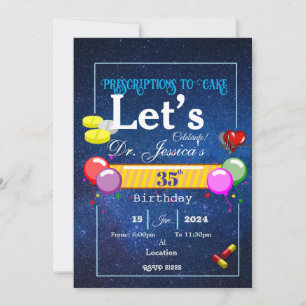 Doctor's birthday Invitation