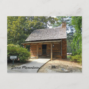Doctor's Cabin Antebellum Plantation Stone Mount Postcard