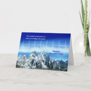 Doctor's Day Card-Happy Doctor's Day Heartbeat Card