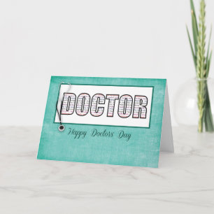 Doctors' Day in Words Card