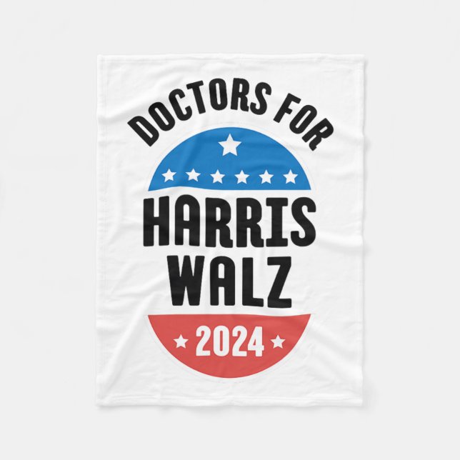 Doctors For Harris Wheimer 2024 1  Fleece Blanket (Front)