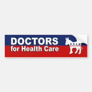 Doctors for health care bumper sticker