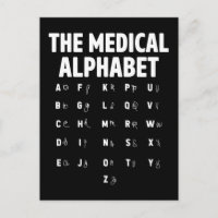 Doctors Medical Alphabet Funny Nurse Life