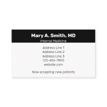 Doctors Office Name Speciality Return Address Whit