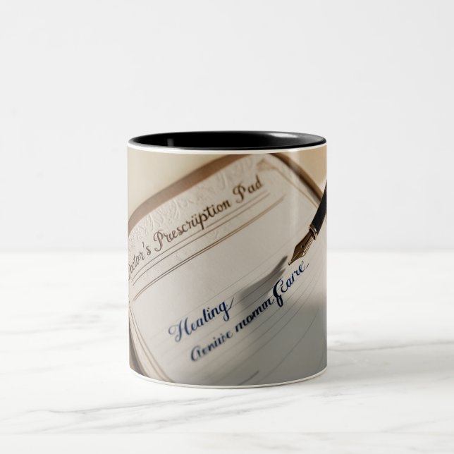 Doctor's Orders: Coffee & Cheer Two-Tone Coffee Mug (Center)