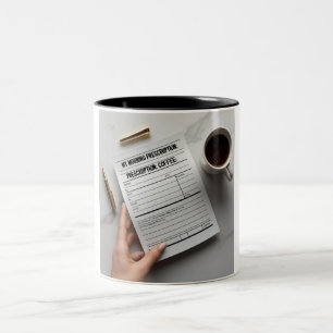 Doctor's Orders: Coffee Daily Two-Tone Coffee Mug