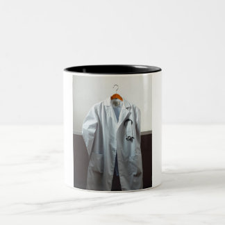 Doctor's Pride: White Coat & Stethoscope Mug