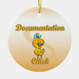 Documentation Chick Ceramic Tree Decoration
