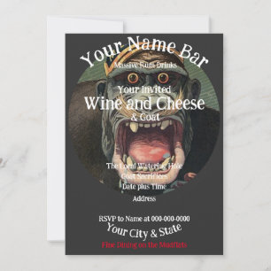 DOD DOJ EPA Wine Cheese Party Alaska Party Invitation