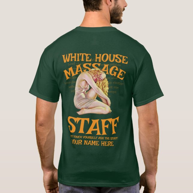 DOD DOJ FW WHITE HOUSE DRIVE THRU ABORTION CLINIC T-Shirt (Back)