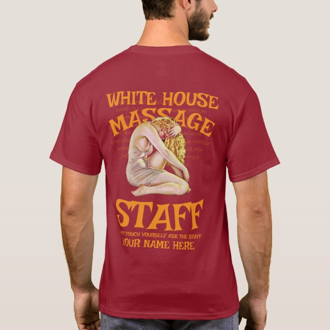 DOD DOJ HHS HOME DÉCOR ART PHOTO PARTY FAMILY T-Shirt (Back)