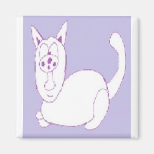 Doddle Cat Magnet (Front)