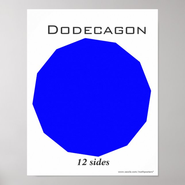 Dodecagon Poster of Polygon (Front)