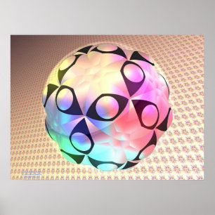 Dodecahedral Bubble Poster