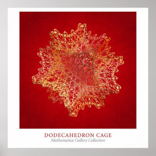 Dodecahedron Cage Poster