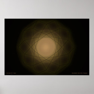 Dodecahedron Dimensional Singularity Poster