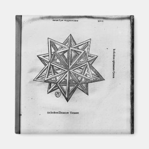 Dodecahedron, from 'De Divina Proportione' Magnet