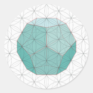 Dodecahedron Sticker