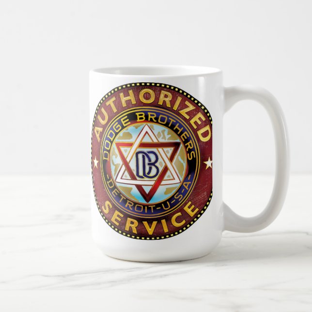 Dodge brothers sign coffee mug (Right)