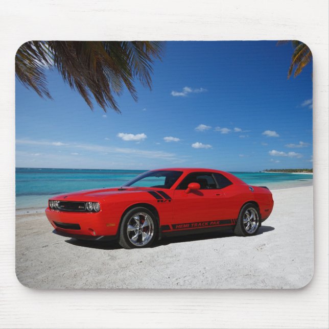 Dodge Challenger Beach Mouse Pad (Front)