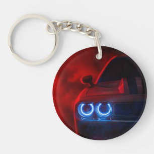 Dodge Challenger car,Acrylic keyring