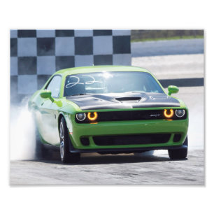Dodge Challenger Hellcat Photo Print