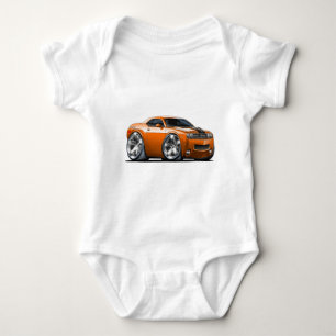 Dodge Challenger Orange Car Baby Bodysuit