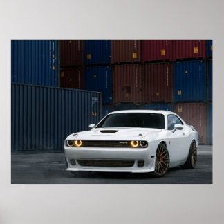 Dodge Challenger SRT Poster