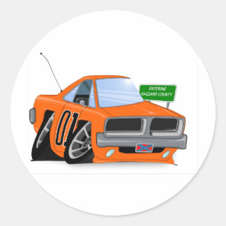 Dodge Charger Classic Round Sticker
