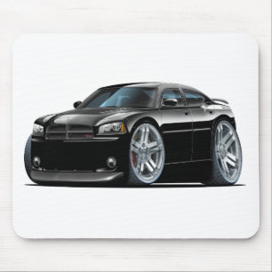 Dodge Charger Daytona Black Car Mouse Pad