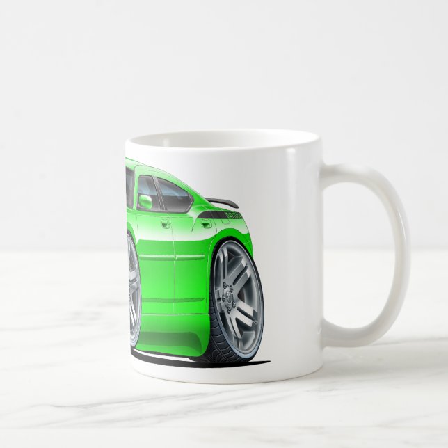 Dodge Charger Daytona Green Car Coffee Mug (Right)