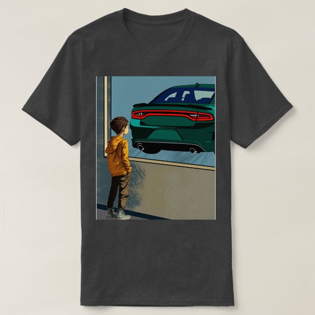 Dodge Charger Kids Dream T-Shirt (Design Front)