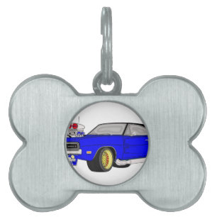 dodge charger pet ID tag