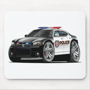 Dodge Charger Police Car Mouse Pad