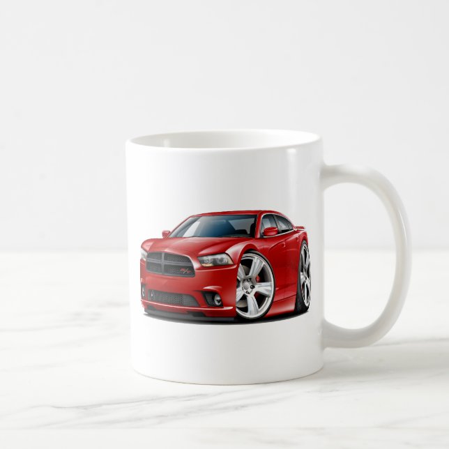 Dodge Charger RT Red Car Coffee Mug (Right)