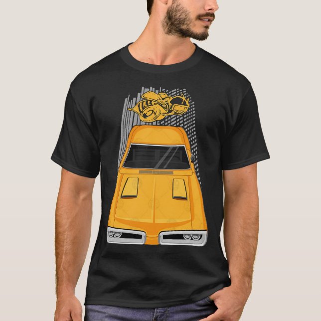Dodge Coronet Super Bee 1970 - yellow T-Shirt (Front)