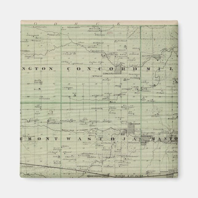 Dodge County, Minnesota Magnet (Front)